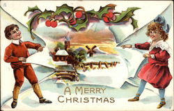 A Merry Christmas Postcard