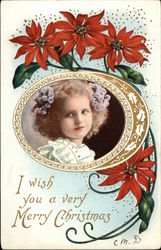 I Wish You a Very Merry Christmas Postcard