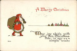 A Merry Christmas Postcard