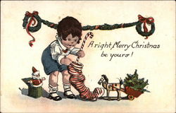 A Right Merry Christmas be Yours! Postcard