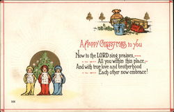 A Happy Christmas to YOu Postcard