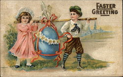 Easter Greeting Postcard