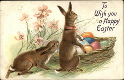 To Wish You a Happy Easter Postcard