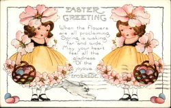 Easter Greeting Postcard