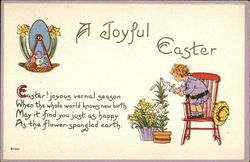 A Joyful Easter Postcard