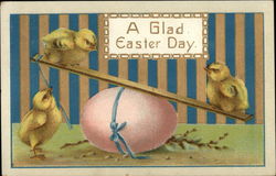 A Glad Easter Day Postcard