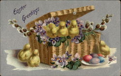 Easter Greetings Postcard