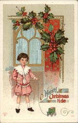 A Happy Christmastide Postcard