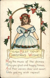 Best Christmas Wishes Postcard