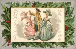 Christmas Greetings Postcard