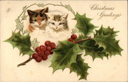 Christmas Greetings Postcard Postcard