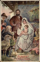 Nativity scene Madonna & Child Postcard Postcard