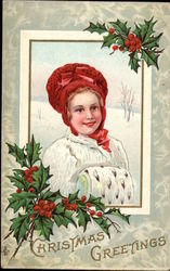 Christmas Greetings Postcard