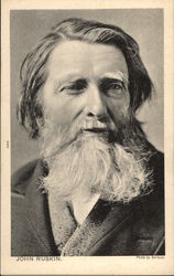 John Ruskin Men Postcard Postcard