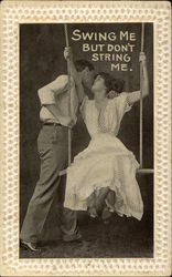 Swing Me but Don't String Me Postcard