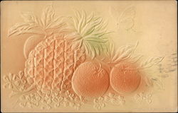 Embossed Fruit Postcard