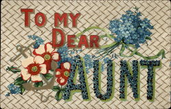 To My Dear Aunt To My Dear... Postcard Postcard