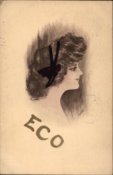 Eco Women Postcard Postcard