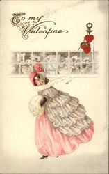 To My Valentine Women Postcard Postcard