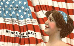 Honor the Brave 1861 - 1865 Postcard