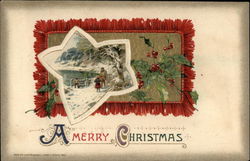 A Merry Christmas Postcard Postcard