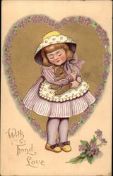 With Fond Love Postcard