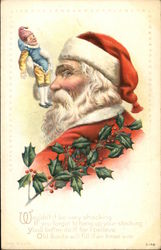 Santa Delivering Toys Santa Claus Postcard Postcard