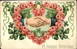 A Happy Birthday Postcard Postcard