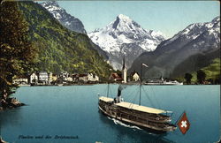 Fluelen und der Bristenstock 3074 m Postcard