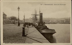 Cherbourg - Quai de l'Entrepot Postcard