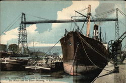 The Warfs and the Trans-Shipping Rouen, France Boats, Ships Postcard Postcard