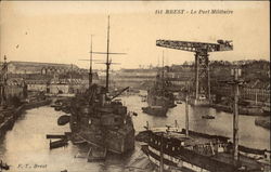 Brest, Le Port Militaire Postcard