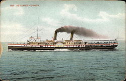 Steamer Corona Postcard