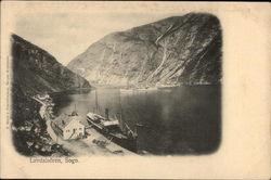 Lærdalsören, Sogn Postcard