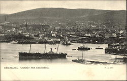 Udsigt fra Ekerberg Kristiania, Norway Postcard Postcard