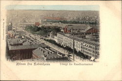 Greetings from Copenhagen / View of Raadhustaarnet Postcard