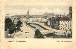 Udsigt fra Borstaarnet Postcard