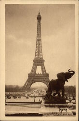 The Eiffel Tower Paris, France Postcard Postcard