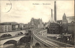 Hochbahn - Gleisdreieck Postcard