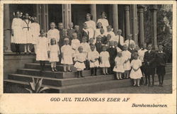 God Jul Tillonskas Eder Af Barnhemsbarnen Sweden Postcard Postcard