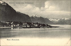 Hamburg-Amerika Line Naes Romsdal, Norway Postcard Postcard