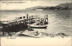 View of the Town Bergen, Norway Postcard Postcard