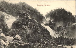 Laatefos Hardanger, Norway Postcard Postcard