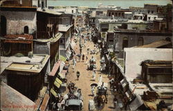 Burra Bazaar Calcutta, India Postcard Postcard