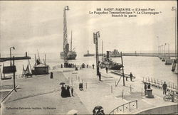 Port, Saint-Nazaire Postcard