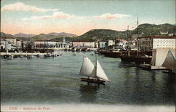 Interieur du Port Postcard