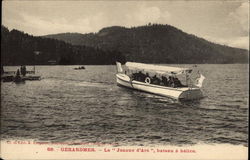 La "Jeanne d'Arc" bateau a helice Postcard