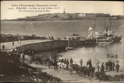 The Slip Farther On From St. Malo Postcard