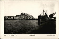 View of the Port Alicante, Spain Postcard Postcard