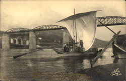 Boat loaded with Wine Portugal Boats, Ships Postcard Postcard